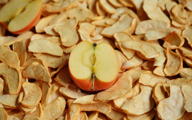 Plátky sušeného jablka